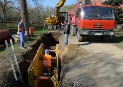 Výstavba kanalizace